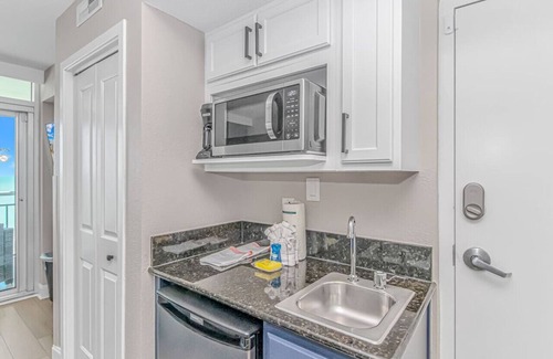 Downtown Myrtle Beach Apartment | Direct Ocean Front Studio Newly Renovated!
