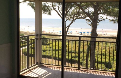 Hilton Head Island Villa | DIRECT OCEANFRONT with Million Dollar Views Top Floor/end unit