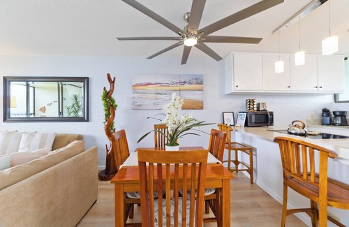 Hilo Condo | Direct Oceanfront Mauna Loa Shores #508 New Remodel next to Beach Park