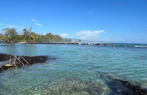 Hilo Apartment | Direct Oceanfront Mauna Loa Shores Honu Elua #508 next to Carlsmith Beach park, Hilo HI