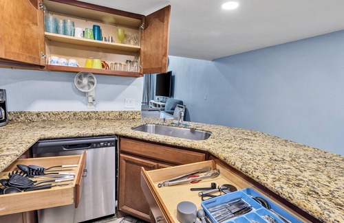 Galveston Condo | Direct Pool Access, 2 kings, Beach
