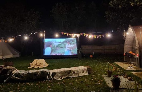 Newark Other | Disco tent secret garden glamping