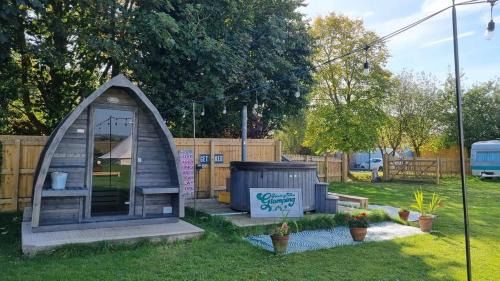Newark Other | Disco tent secret garden glamping