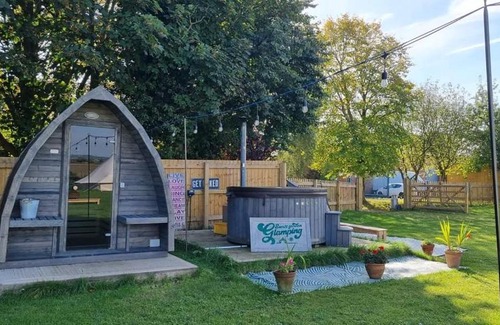 Newark Other | Disco tent secret garden glamping
