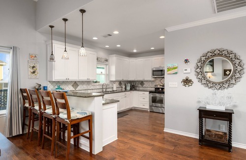 Port Bolivar House | Discover tranquility at this 3/3 steps away from the beach with a fenced yard