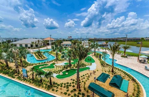 Kissimmee Villa | Disney*9BR Resort, w/Pool*Cinema*Game room*Fun!