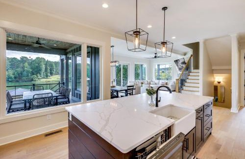 Milledgeville House | Dock and Views Spacious Lake Sinclair Retreat