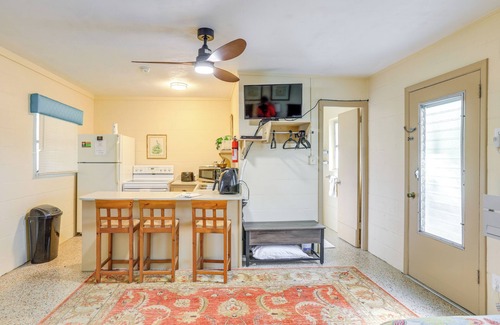 Chiefland Apartment | Dock & Fire Pit: Scenic Studio on Suwannee River!