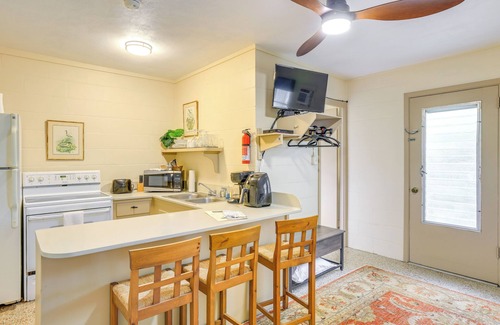 Chiefland Apartment | Dock & Fire Pit: Scenic Studio on Suwannee River!