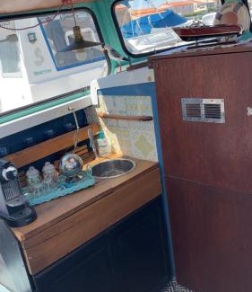 Le Barcares Boat Rental | Docked boat