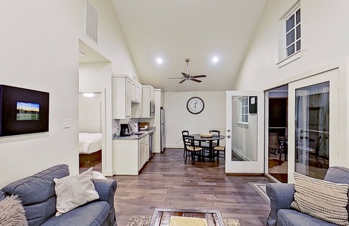 Arp House | Dog-friendly aparthotel with pool & firepit access, screened-in porch, & AC