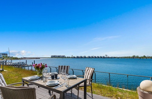 Olpenitz Apartment | Dog-friendly Baltic Sea vacation apartment "KapMar" with south-facing terrace right on the waterfront