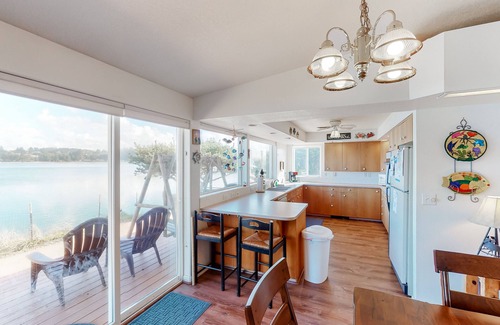 Bayshore House | Dog-Friendly Bayfront Home with Private Hot Tub, Water & Bridge Views, Free WiFi