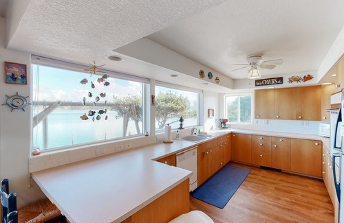 Bayshore House | Dog-Friendly Bayfront Home with Private Hot Tub, Water & Bridge Views, Free WiFi
