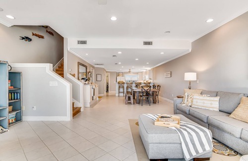 White Sands House | Dog-friendly, beachfront dream w/a wet bar & two furnished balconies