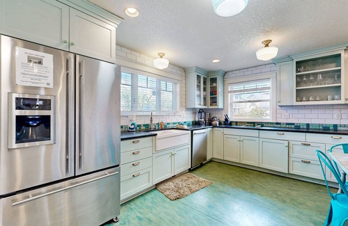 Rockaway Beach House | Dog-friendly beach home with firepit, private hot tub, beach access & arcade