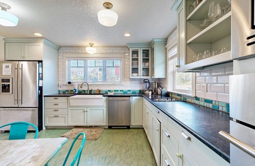 Rockaway Beach House | Dog-friendly beach home with firepit, private hot tub, beach access & arcade