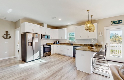 Cape San Blas House | Dog-friendly beach retreat with open layout, AC, private pool, fire pit & grill