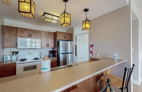 The Blue Mountains Condo | Dog-Friendly Condo w/Free WiFi, a Balcony Overlooking the Pond, & Washer/Dryer