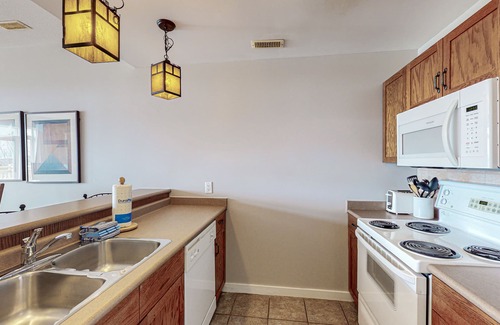 The Blue Mountains Condo | Dog-Friendly Condo w/Free WiFi, a Balcony Overlooking the Pond, & Washer/Dryer
