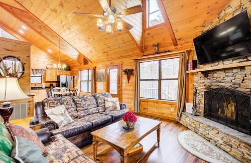 Sautee Nacoochee Cabin | Dog-Friendly Cabin w/Hot Tub, Firepit, Sauna, & Free WiFi