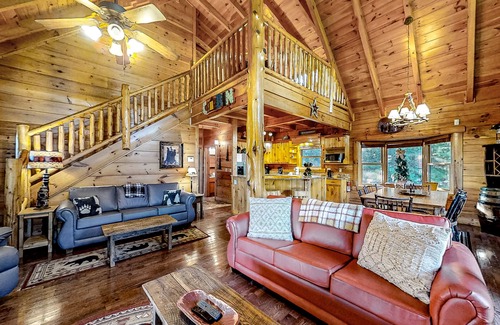Gatlinburg - Pigeon Forge Cabin | Dog-friendly cabin w/private hot tub, community pool, & Free Attraction Tickets