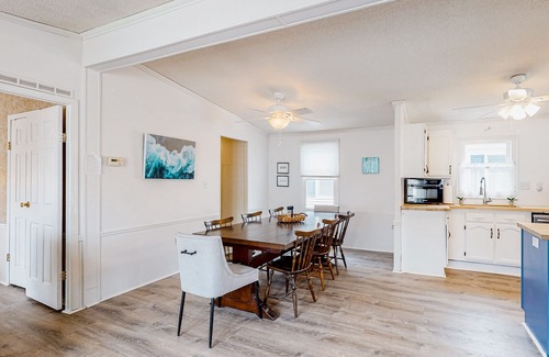 Montego Bay House | Dog-friendly, canal-front home with community pool & tennis, dock, & WiFi