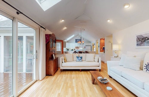 Osterville House | Dog-friendly cape home with Wifi, deck, grill, fireplace, & outdoor shower