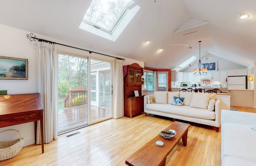 Osterville House | Dog-friendly cape home with Wifi, deck, grill, fireplace, & outdoor shower
