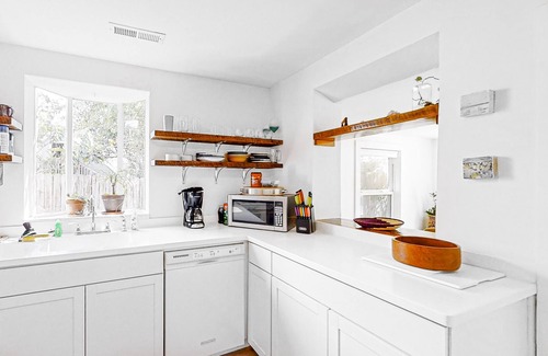 Folly Beach House | Dog-friendly duplex close to beach with outdoor shower and washer/dryer