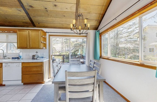 Rockaway Beach House | Dog-friendly home near the beach w/furnished deck, gas grill, & outdoor firepit