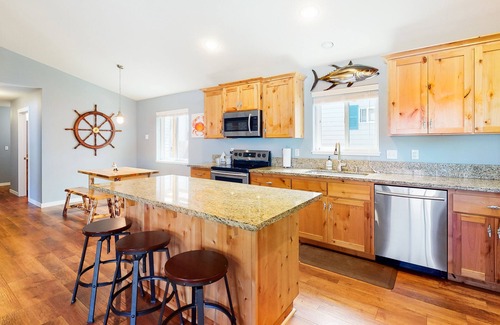 Rockaway Beach House | Dog-Friendly Home w/Front Porch, Wood Stove, WiFi, W/D - Walk to the Beach