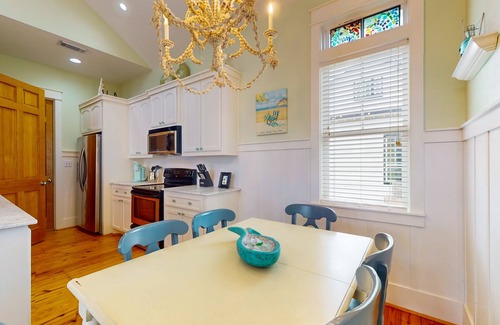 Port Bolivar House | Dog-friendly home near the beach with grill area, outdoor shower, patio, balcony