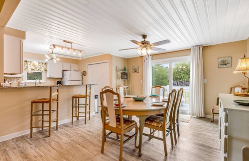 Ocean Ridge House | Dog-friendly home near the ocean with screened porch, central AC, & washer/dryer