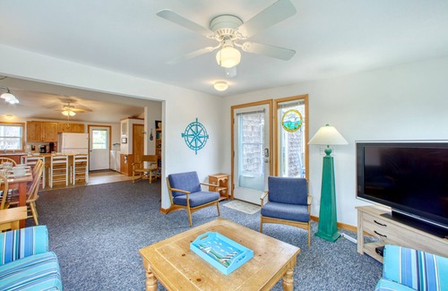 Hatteras House | Dog-friendly home w/deck, outdoor shower, washer/dryer, beach access, ocean view