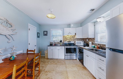 Avon House | Dog-friendly home with shared pool, private deck, central AC, free WiFi