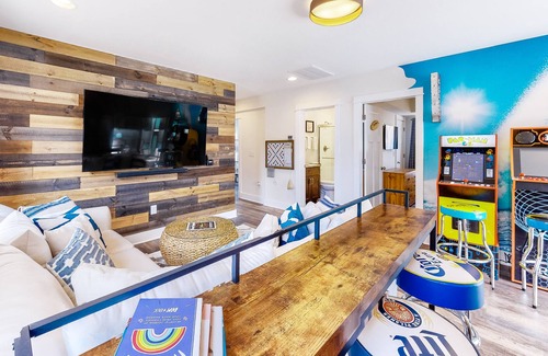Ocean Sands House | Dog-friendly home with private saltwater pool & hot tub - walk to the beach