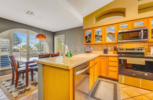 Palm Valley House | Dog-friendly home with pool, firepit, fast WiFi, central AC, & washer/dryer