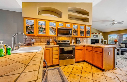 Palm Valley House | Dog-friendly home with pool, firepit, fast WiFi, central AC, & washer/dryer