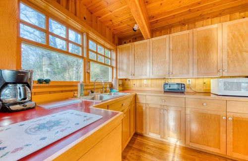 Oceanside House | Dog-friendly house near the beach with ocean views, wood stove, & telescope