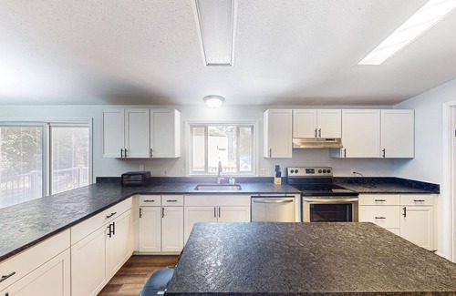 Bandon House | Dog-friendly house near golf & beach access with firepit, grill, & pellet stove