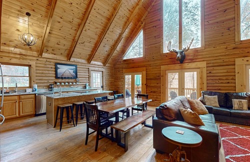 Mineral House | Dog-friendly lakefront home with free WiFi, pool table, & private dock