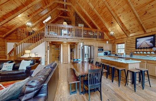 Mineral House | Dog-friendly lakefront home with free WiFi, pool table, & private dock