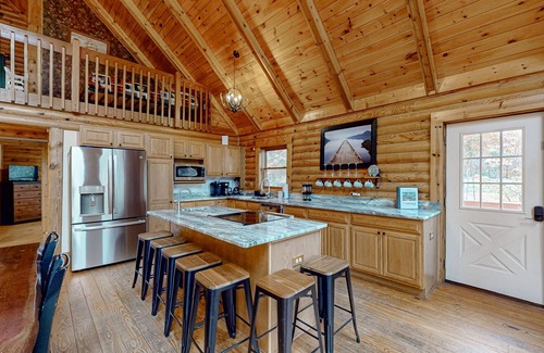 Mineral House | Dog-friendly lakefront home with free WiFi, pool table, & private dock