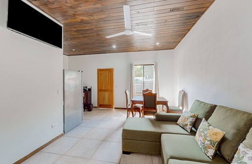 Dominicalito Apartment | Dog-friendly modern villa in ideal location with patio, open layout, & W/D
