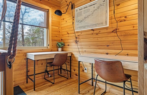Morganton House | Dog-friendly mountain home with giant deck, fireplace & amazing sunset views