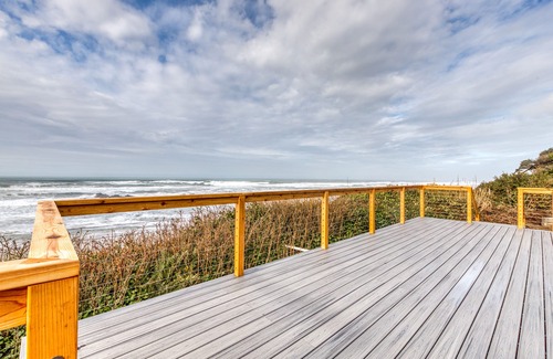 Seal Rock House | Dog-Friendly, Oceanfront Home with a Private Hot Tub, Firepit, & Free WiFi