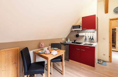 Enzklosterle Apartment | Dog-friendly one-room vacation apartment Tannenwipfel, 40sqm, infrared sauna max. 2 persons