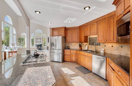 Big Lake House | Dog-friendly retreat with a large deck, hot tub, grill, firepit, and game room