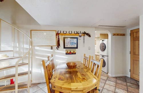 East Village at Copper Condo | Dog-friendly, ski condo with golf course views, balcony, hot tub & sauna